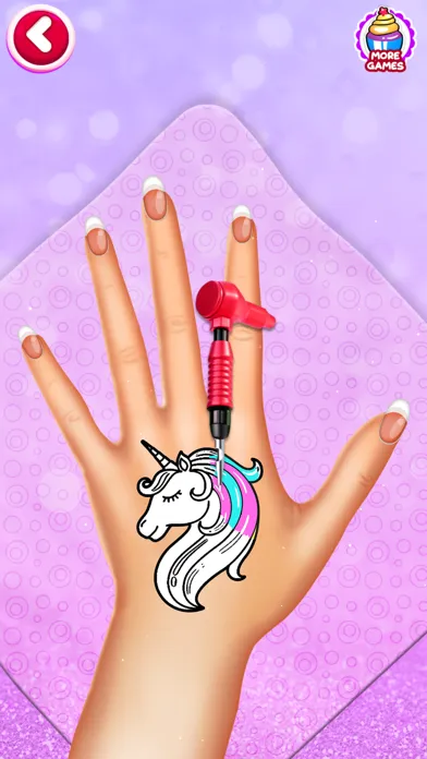 Zrzuty ekranu Nail Salon - nail polish games