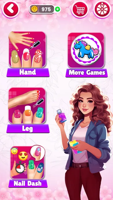 Zrzuty ekranu Nail Salon - nail polish games