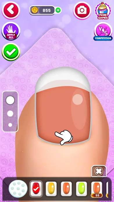 Zrzuty ekranu Nail Salon - nail polish games