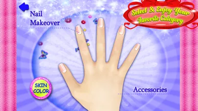 Captures d'écran de Girls Nail Art Salon