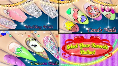 Captures d'écran de Girls Nail Art Salon