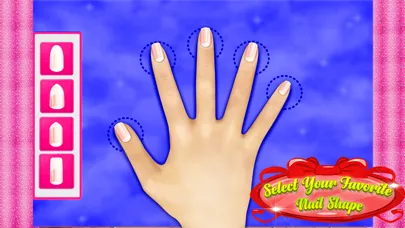 Captures d'écran de Girls Nail Art Salon