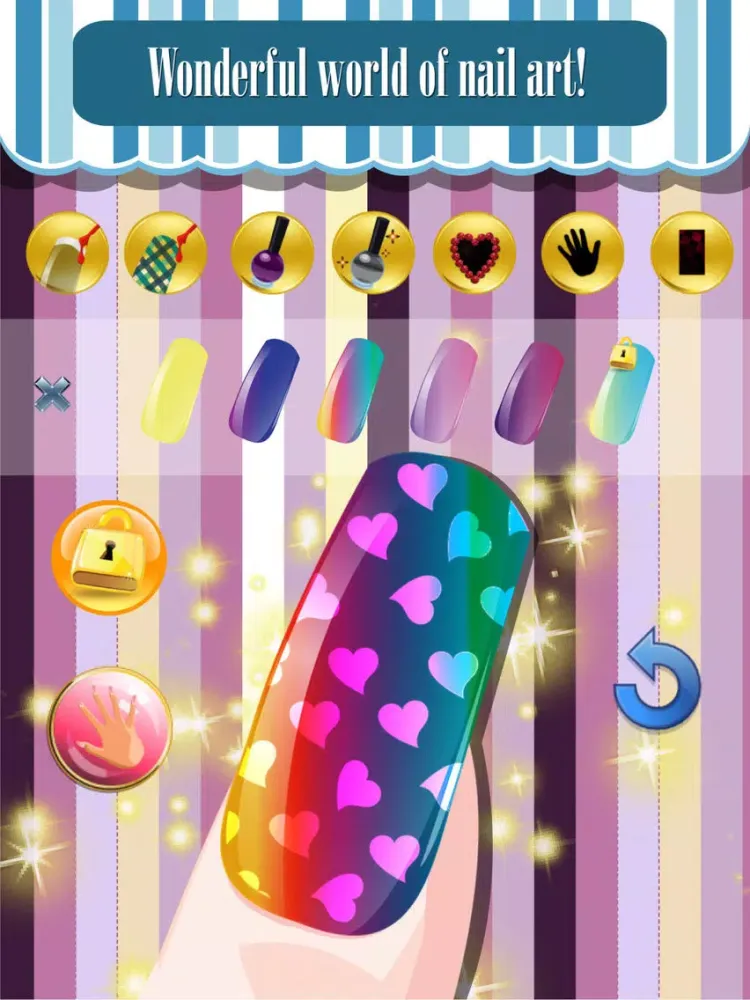 Tangkapan skrin Acapella Nail Fancy iPad 