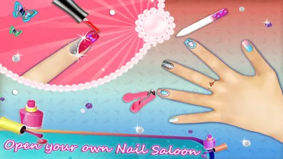 Tangkapan layar Fashion Nail Art Salon Games