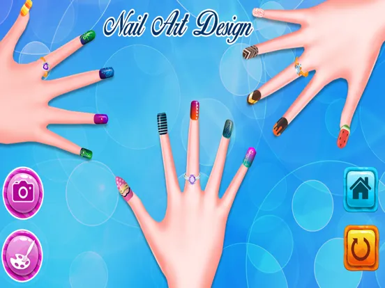 Nail Salon Girl Fashion Game iPad  Screenshots