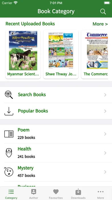 Capturas de pantalla de MMBookshelf