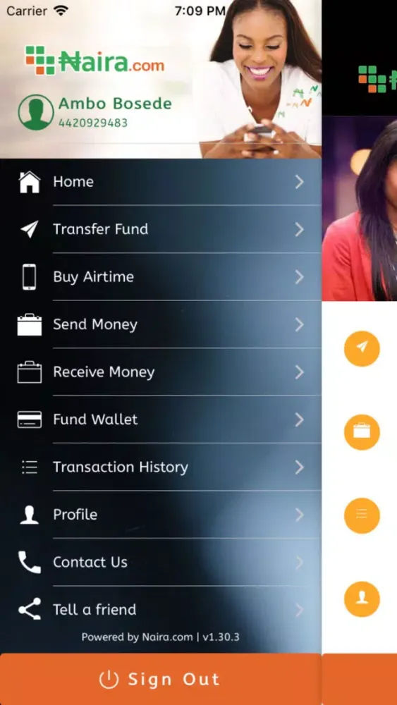 ภาพหน้าจอของ Naira.com