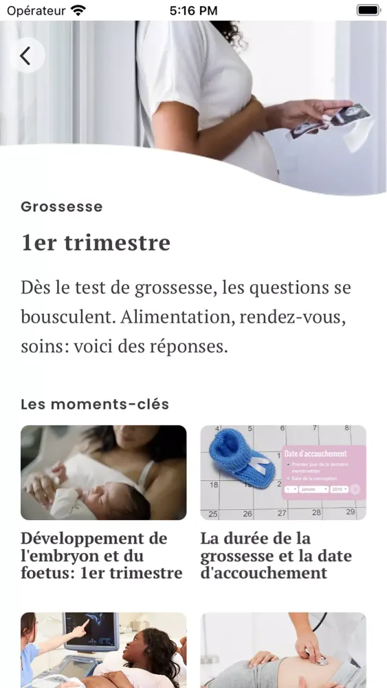 Naître et grandir 스크린샷