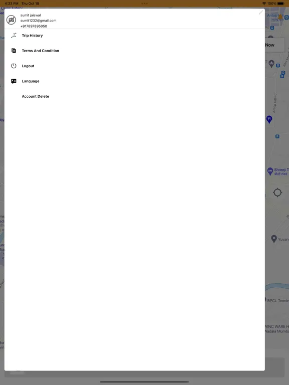 Naizak Taxi iPad  سکرین شاٹس