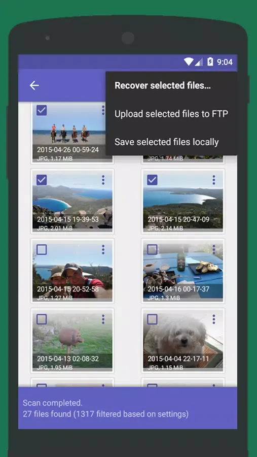 استرجاع الصور و الفيديو prank应用截图