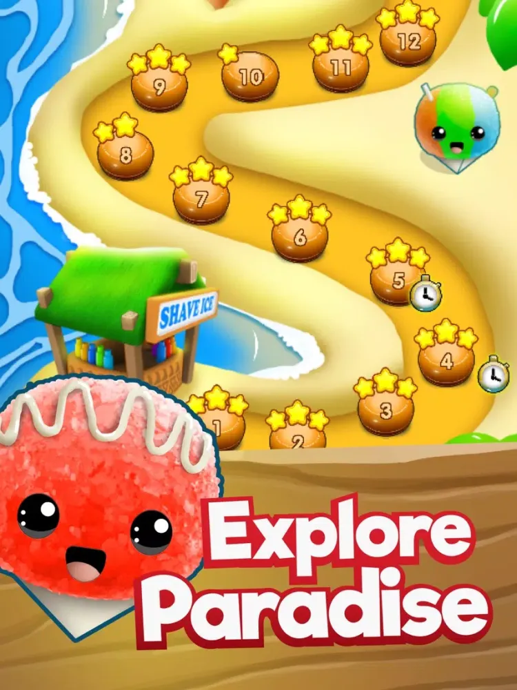 Capturas de tela do Aloha Shaved Ice iPad 