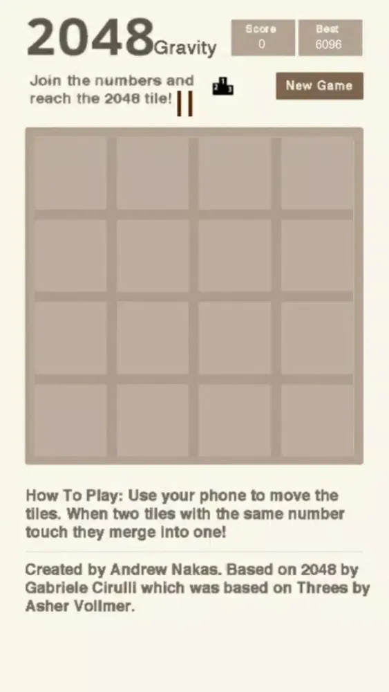 تصاویر 2048 Gravity