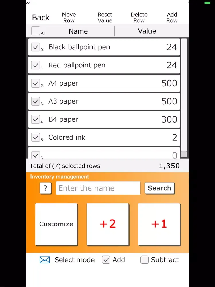 Captures d'écran de List Counter iPad 