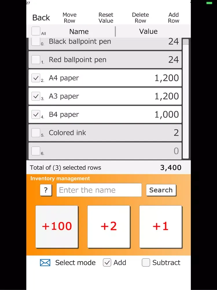 Captures d'écran de List Counter iPad 