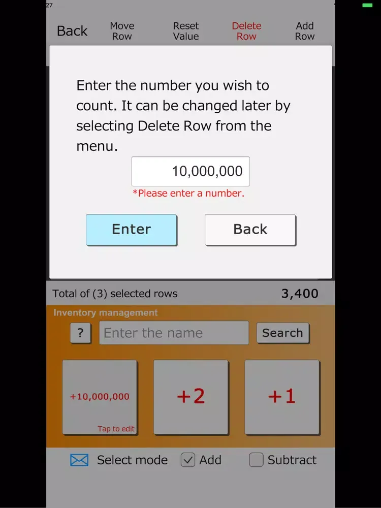 Captures d'écran de List Counter iPad 