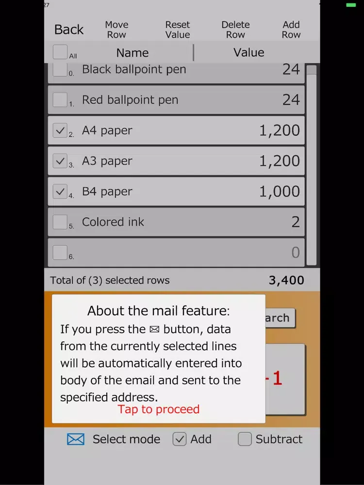 Captures d'écran de List Counter iPad 