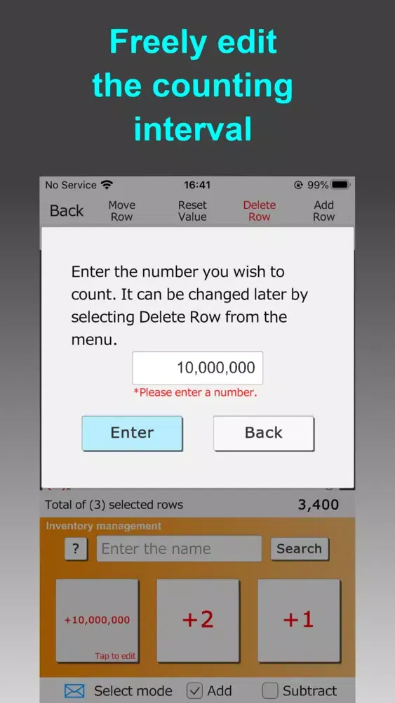 Captures d'écran de List Counter