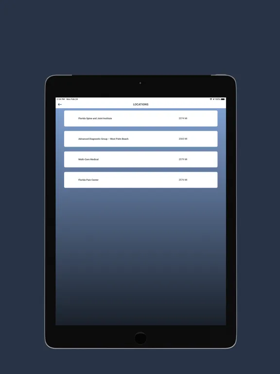 ภาพหน้าจอของ Attorney Portal iPad 