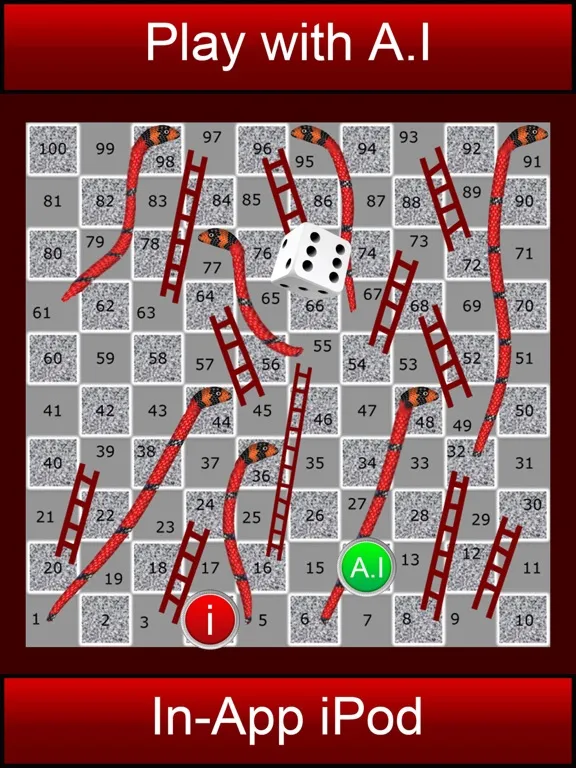 Tangkapan skrin Snakes & Ladders Online Prime iPad 
