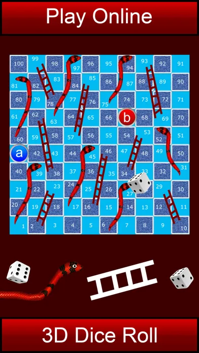 Tangkapan skrin Snakes & Ladders Online Prime