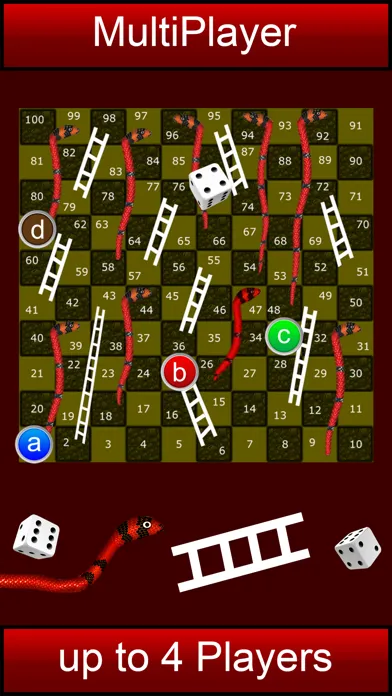 Tangkapan skrin Snakes & Ladders Online Prime