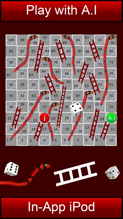 Tangkapan skrin Snakes & Ladders Online Prime