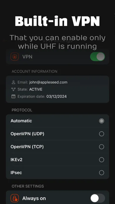 ภาพหน้าจอของ UHF - Love your IPTV