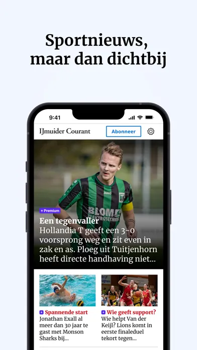 Capturas de tela do IJmuider Courant