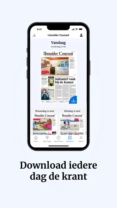 Capturas de tela do IJmuider Courant
