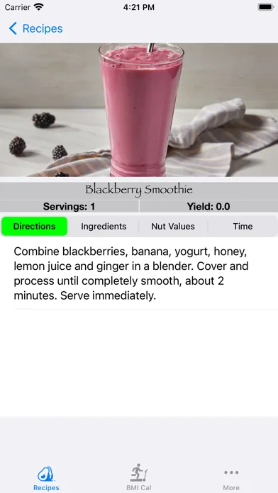 30 Days Smoothie Recipes Screenshots