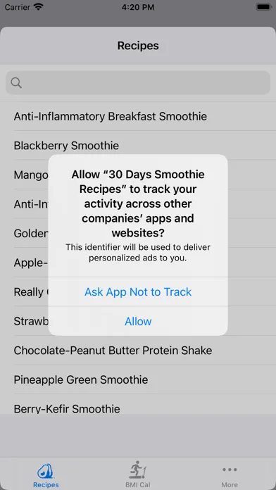 30 Days Smoothie Recipes Screenshots