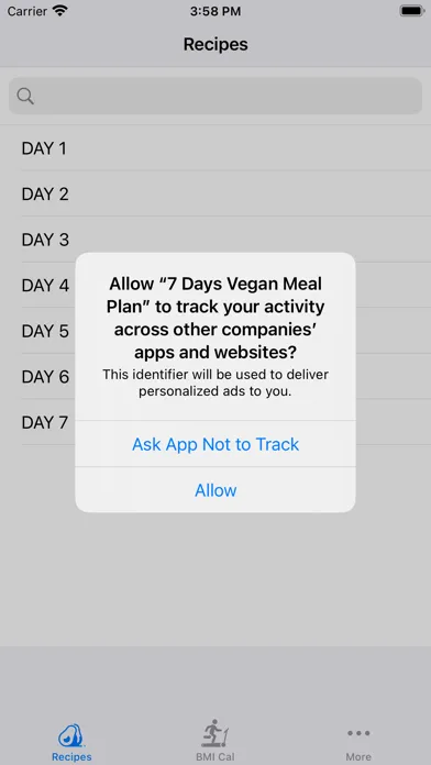 7-Days No-Sugar Meal Plan 스크린샷