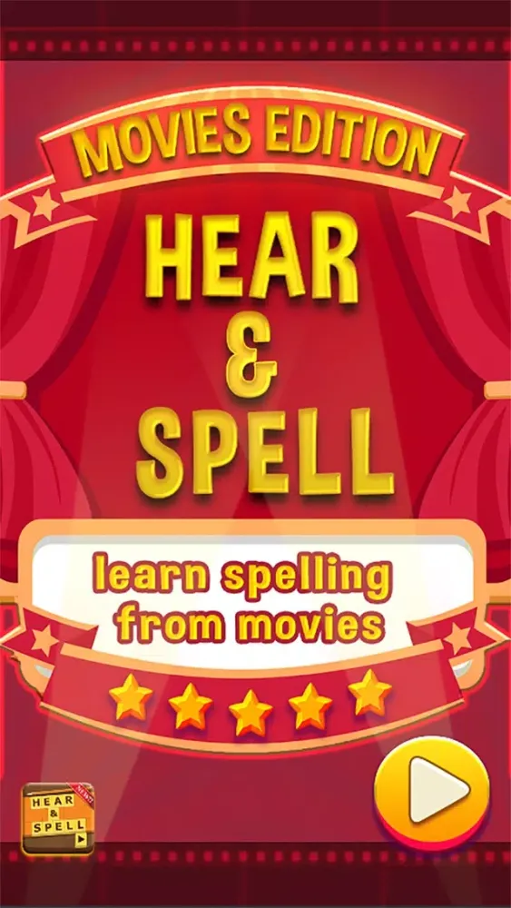 Hear & Spell - Movies Edition スクリーンショット