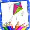 Kite Coloring Book
