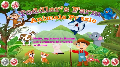 Capturas de pantalla de Farm Animals Jigsaws Puzzles Games Kids & Toddlers