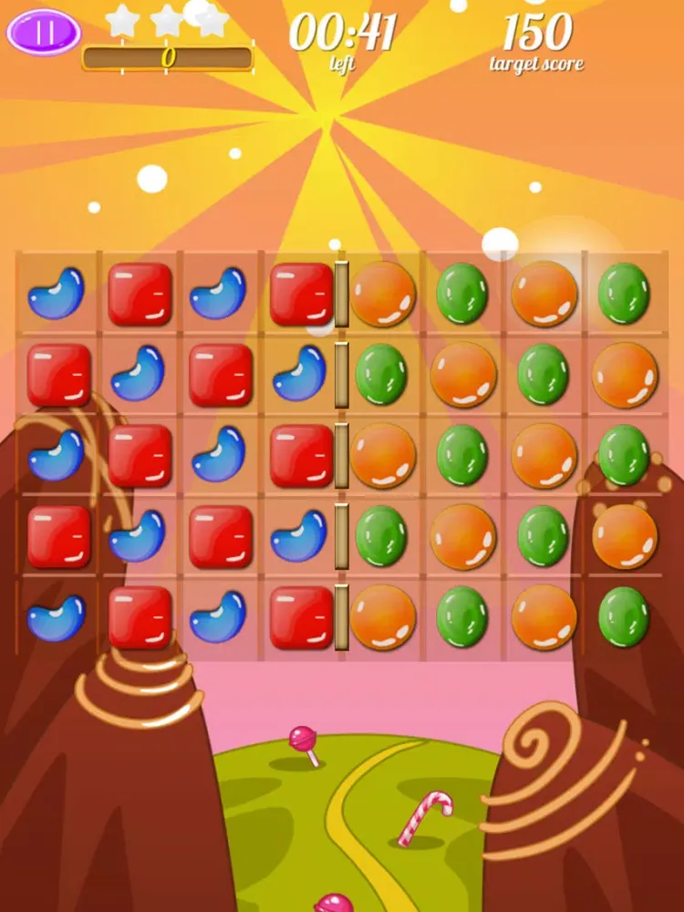 Sweet Candy Swipe Saga iPad 應用截圖