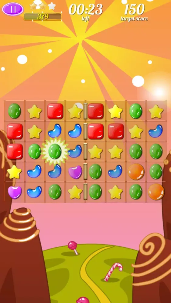 Sweet Candy Swipe Saga應用截圖