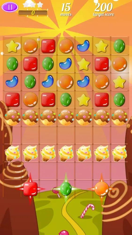 Sweet Candy Swipe Saga應用截圖