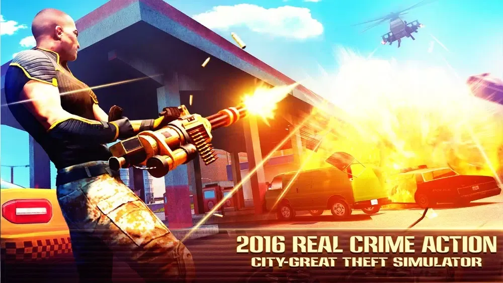 ภาพหน้าจอของ 2016 Real Crime Action City Pro: Theft Simulator