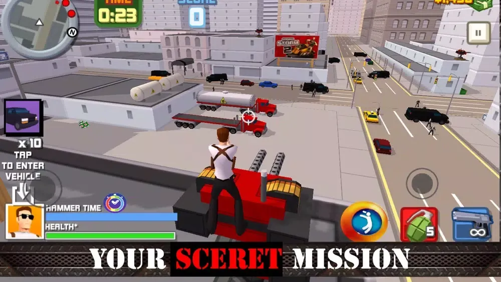 ภาพหน้าจอของ 2016 Real Crime Action City Pro: Theft Simulator