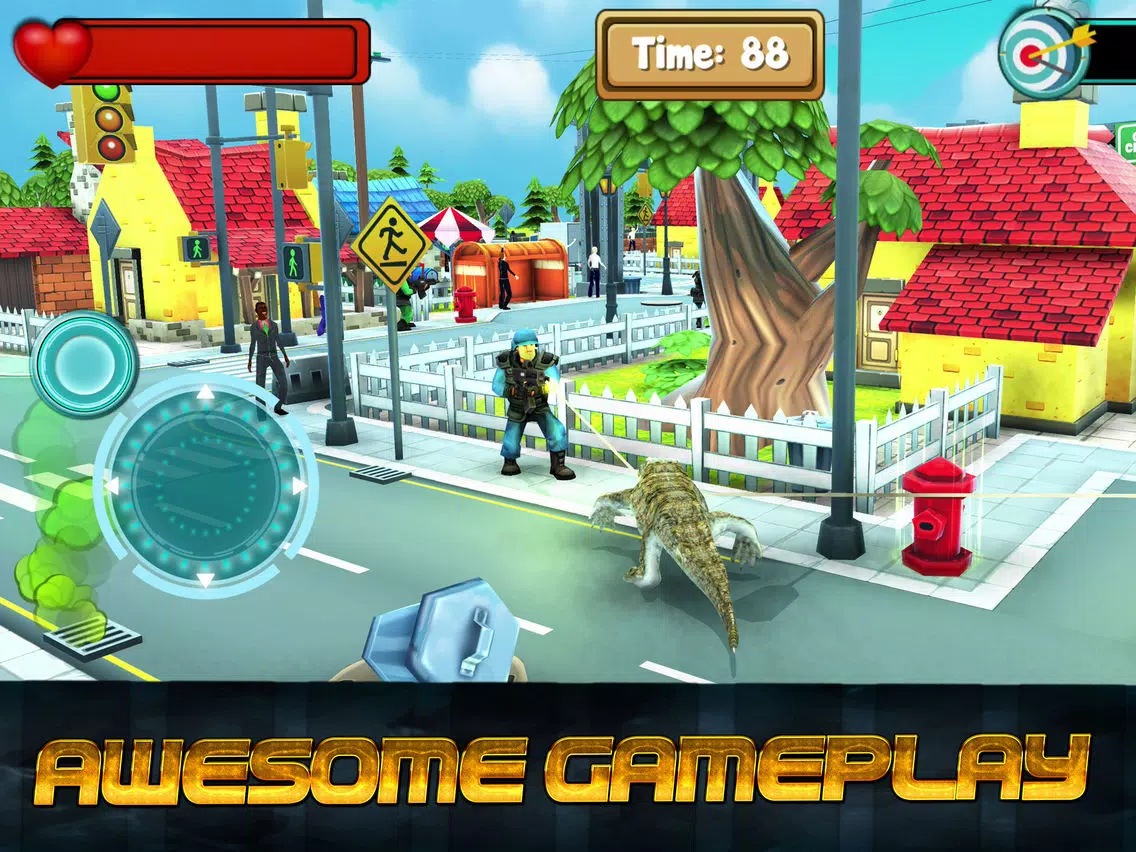 Crocodile City Simulator 3D iPad  Ekran Görüntüleri