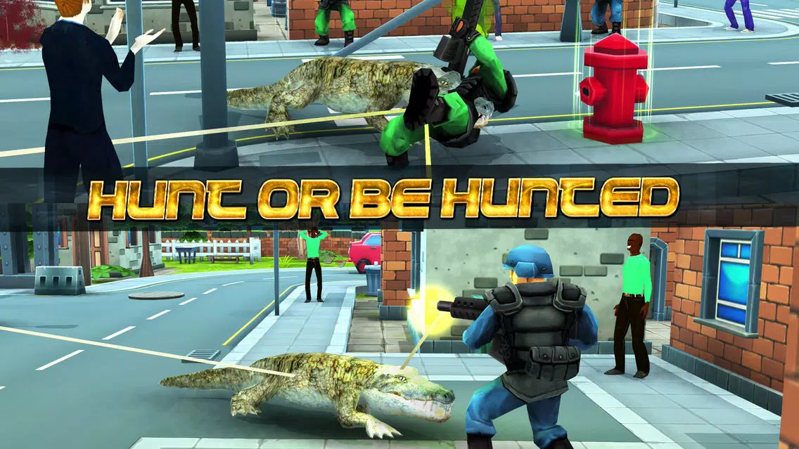 Crocodile City Simulator 3D Ekran Görüntüleri