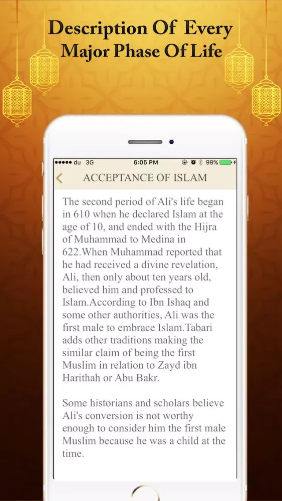Hazrat Ali R.A's Biography History Quiz Quotes سکرین شاٹس