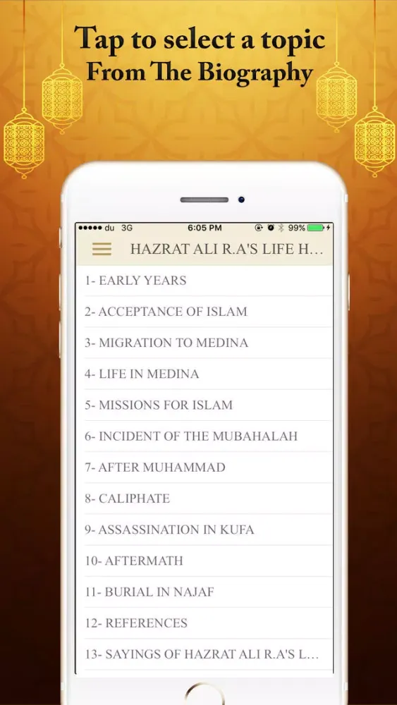 Hazrat Ali R.A's Biography History Quiz Quotes سکرین شاٹس