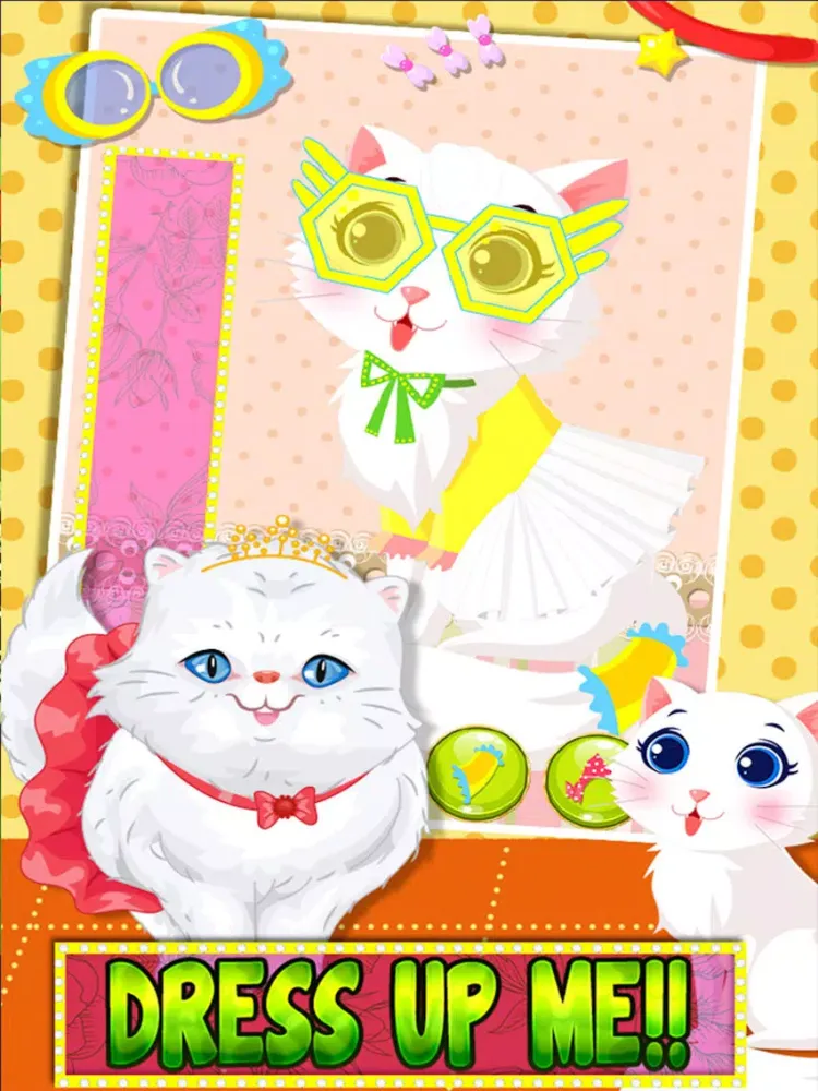 Capturas de pantalla de Crazy Kitty Dress Up Hidden Objects & Paintings iPad 