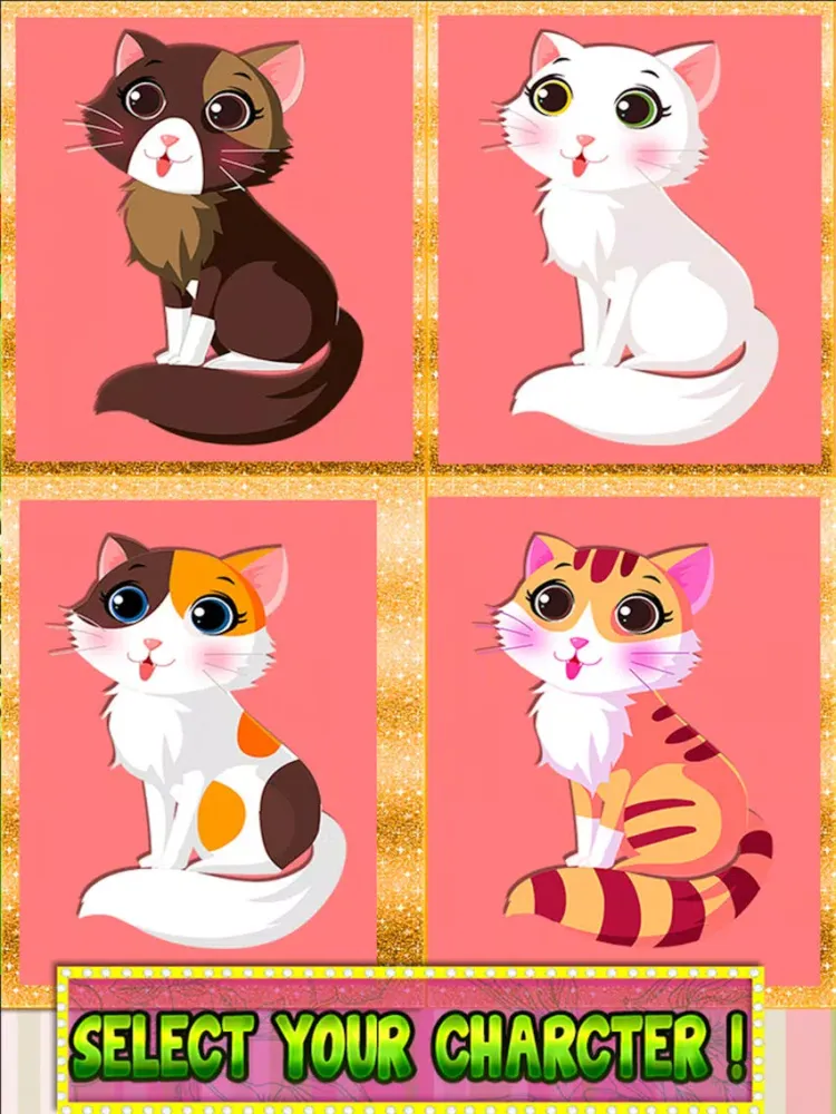 Capturas de pantalla de Crazy Kitty Dress Up Hidden Objects & Paintings iPad 