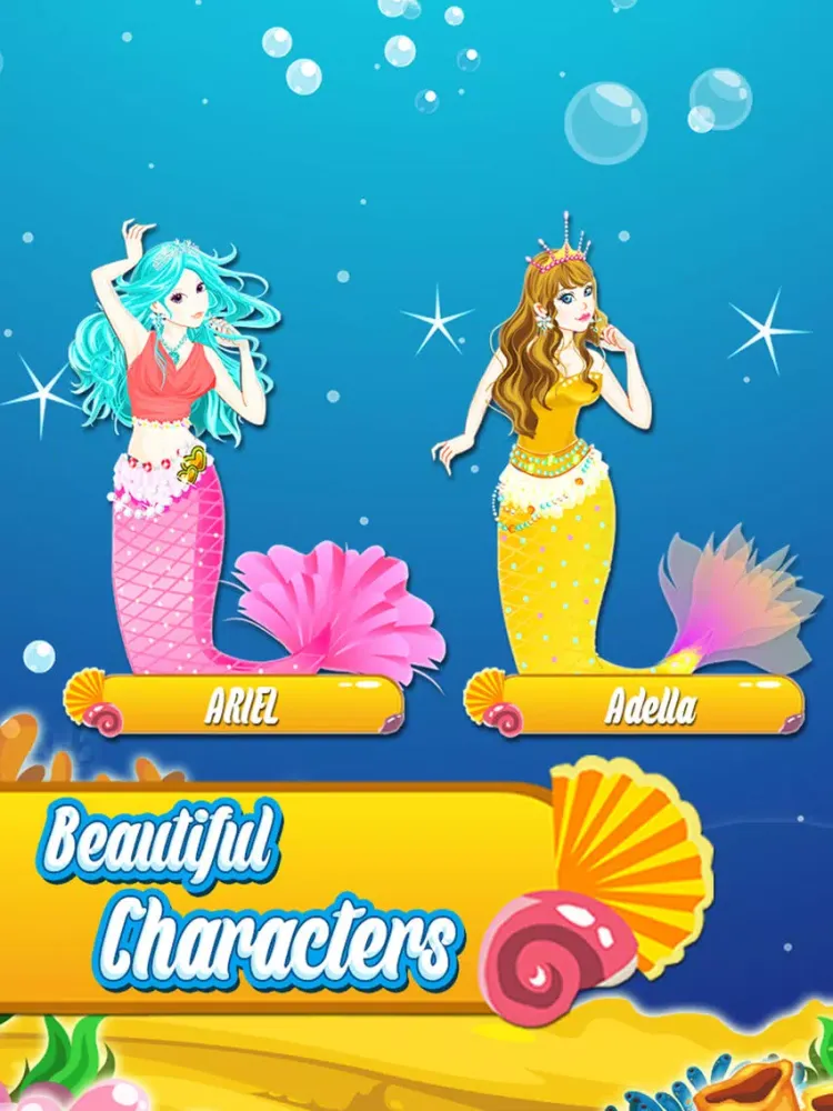 Enchanted Mermaid Dressup Mystery Hidden Objects and Painting - Game for kids toddlers and boys iPad  Ekran Görüntüleri