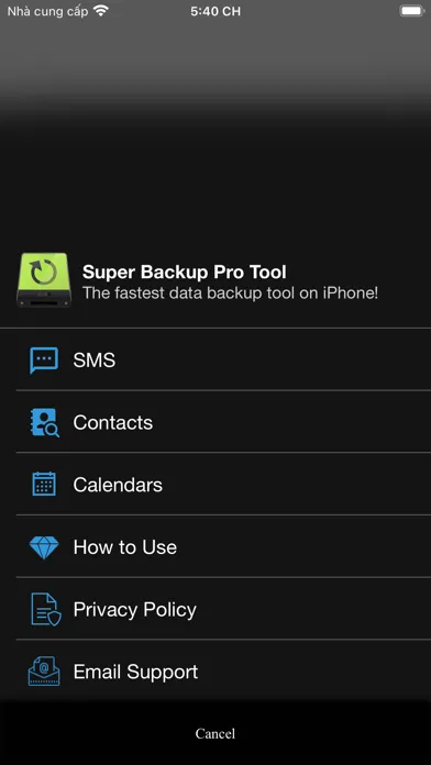 Capturas de pantalla de Super Backup Pro Tool