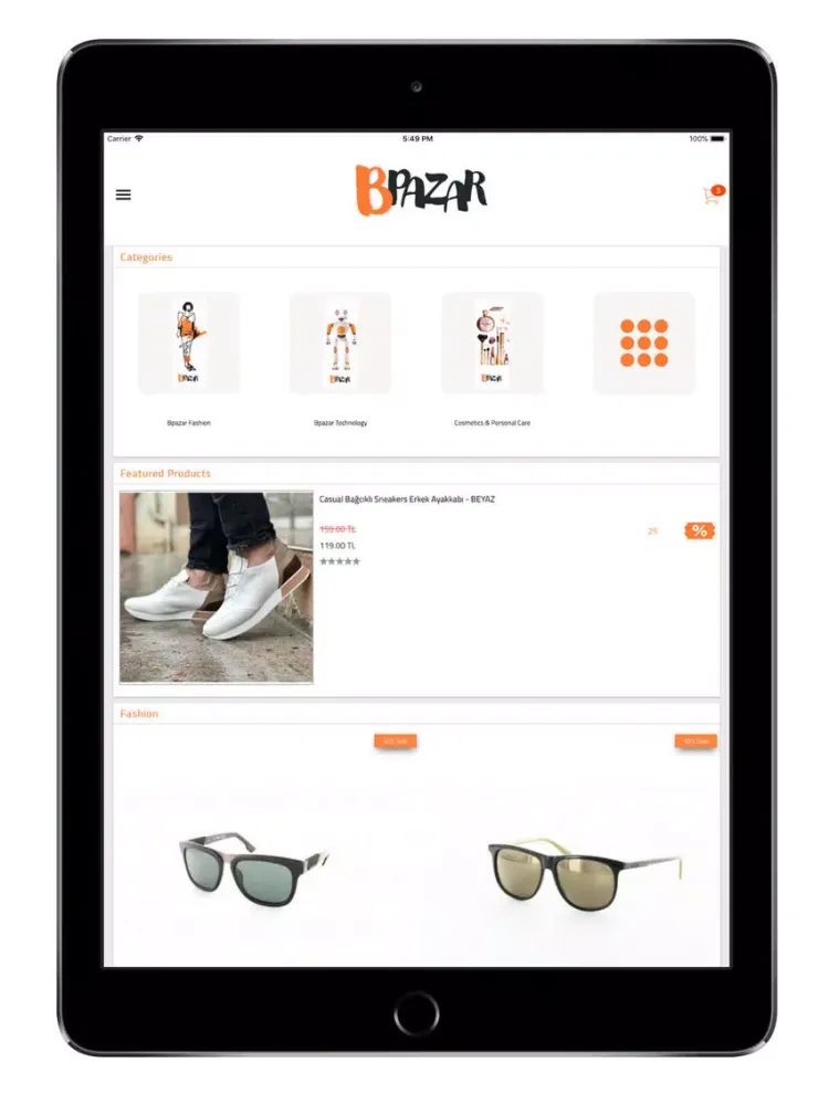 BPazar iPad  Ekran Görüntüleri