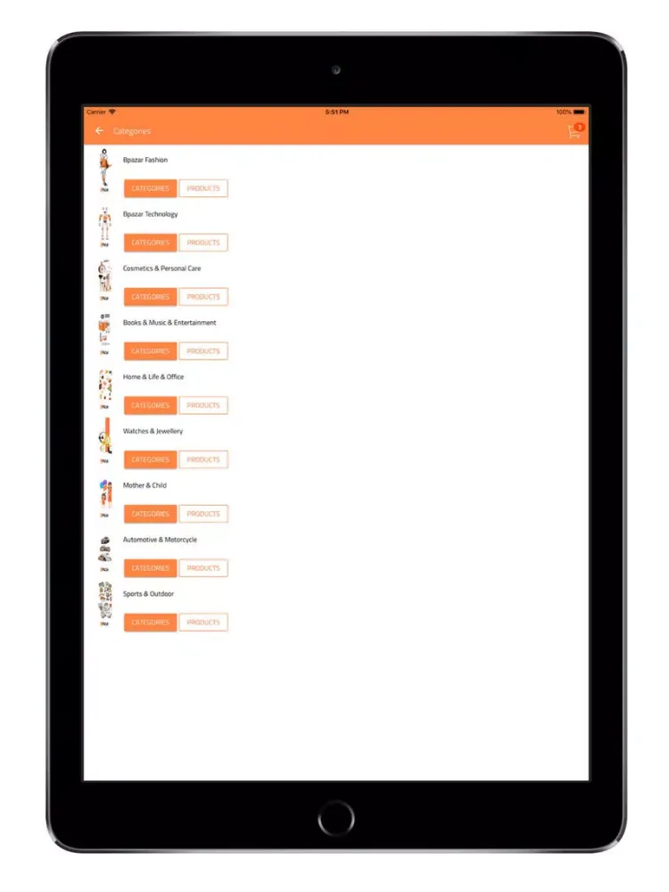 BPazar iPad  Ekran Görüntüleri